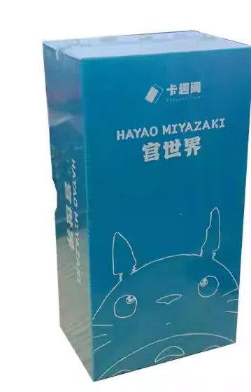 Genuine Hayao Miyazaki Anime Collection Card Chihiro and Chihiro Haal Mobile Castle Card Blind Box Children Toys Christmas Gift