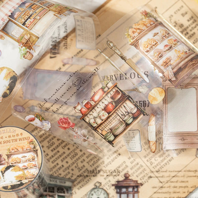 60mm*2m Cute Washi Tape Adhesive Masking Tapes Scrapbooking Decorative PET Tape Stationery Stickers Office School Supplies