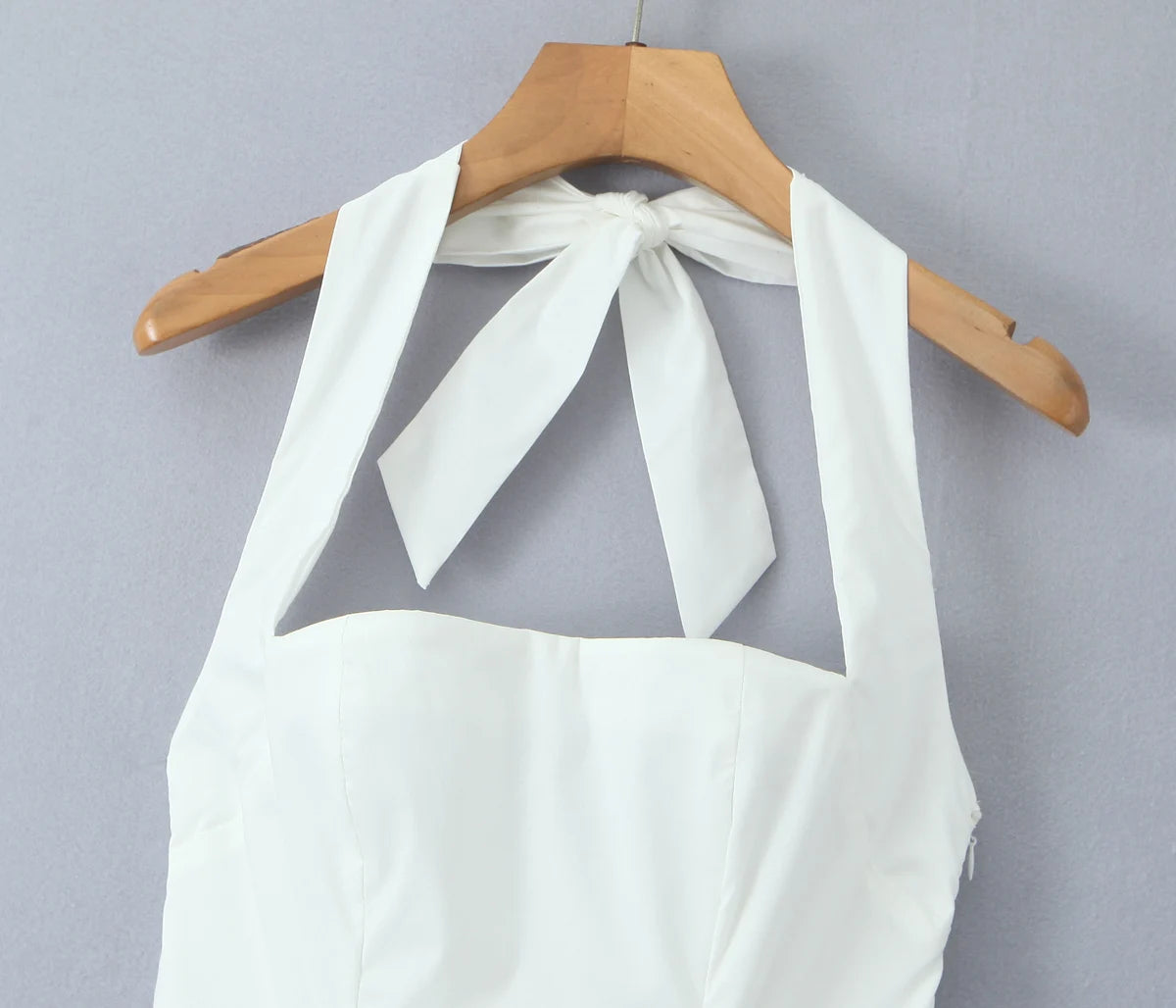 Sexy Bow Halter Slash Collar Lacing Up Bandage Back Sling Mini Dress Women Low Waist Ball Gown Pleated BUD Dresses Femme Robe