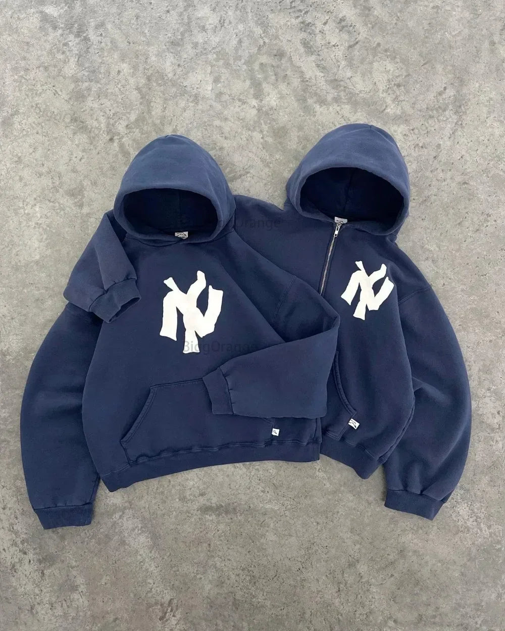 2024 New Y2K American Retro Trend Gothic Print Hooded Womens Street Hip Hop Casual Loose Sweatshirt Couple Fashion Hooded