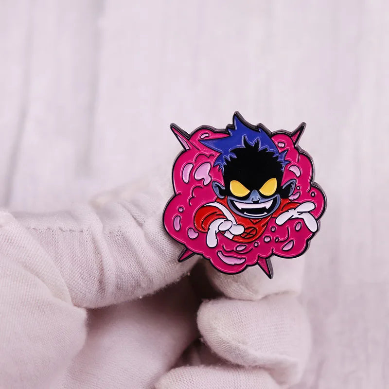 Cartoon Character Pin Badge Accessory for Lapels Denim Jacket Hat Bag Dress Shirt Backpack