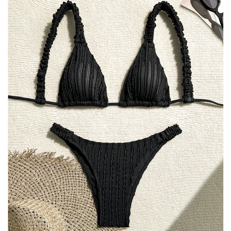 Summer Sexy Bikinis Women's Swimwear Female Swimsuit For Swim Wear Bathing Suits Brazilian Bikini Set Beachwear Pool Bather 2025