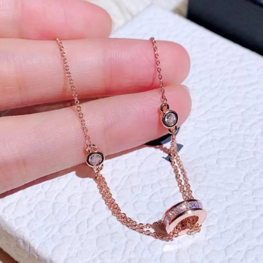 New Fashion Women's Bracelet, Shining Exquisite Chain Women's Jewelry, Suitable for Women's Daily Wear Bracelet, Christmas Gift