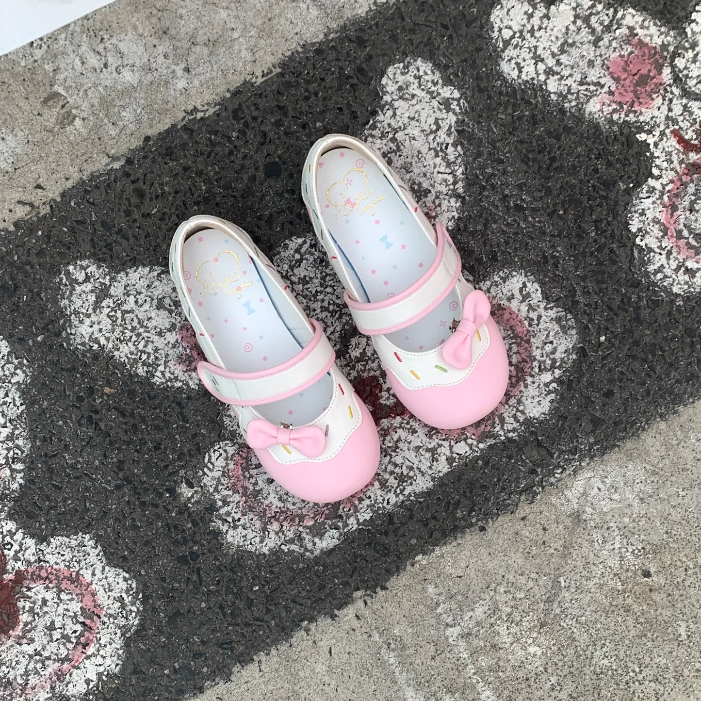 Flat-bottomed Kawaii Leather Shoes Original Design Girls Cute Mary Jane Round Head Shoes Spring and Autumn Lolita Flat Shoes