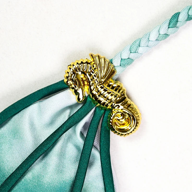 Sexy Micro Bikinis 2025 Women Halter Brazilian Bikini Set Female Pleated Swimsuit New Triangle Swimwear Beach Wear Bathing Suit