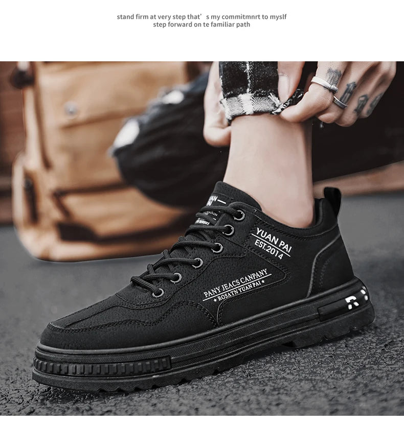 Labor Protection Men's Shoes Autumn Construction Site Work Work Anti Slip Wear-Resistant Sports Leisure Mountain Climbing