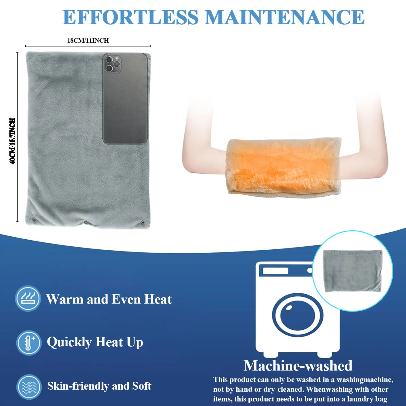 Quick Heating Gloves Warming Pad USB Power Supply Office Home Warming Handbags heating pad Christmas gift