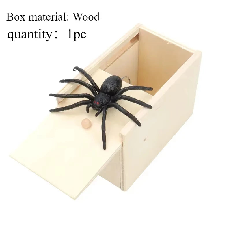 Halloween Party Spoof Decoration，Finger Studs，Spider Box，Prank Spider，Artificial Fake Roaches，Magic Show Halloween Props