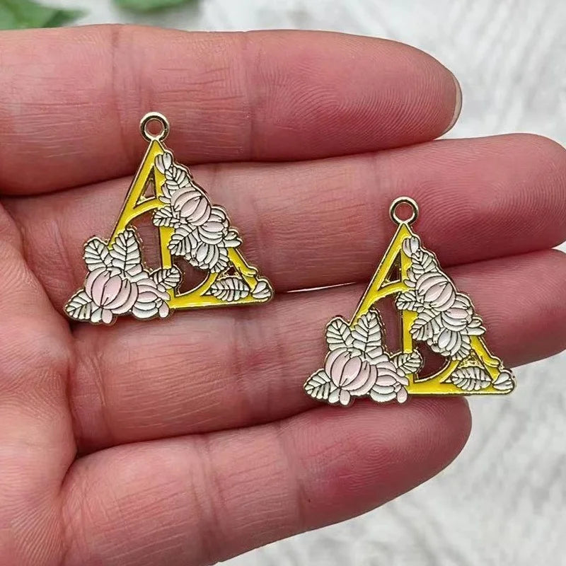 10PCS New Alloy Dripping Charm Charm Pendant Cartoon School of Magic Pendant DIY Keychain Earrings Jewelry Accessories