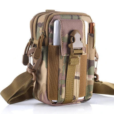 Men's Belt Bag Outdoor Waist Bag Bag Waterproof Camo Sports Hunting Accessories Storage bag Molle nylon cell phone