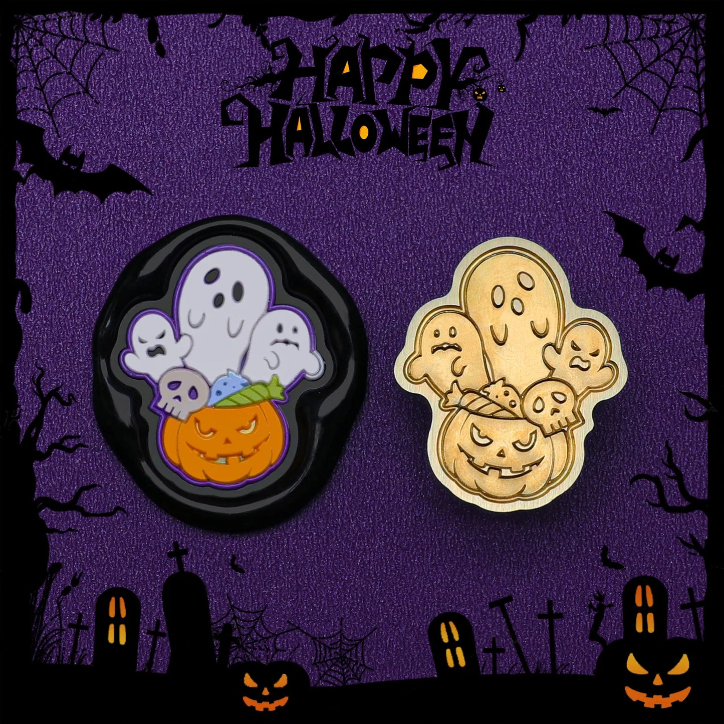 Wax Seal Stamp Halloween A Copper Head For Christmas Gift DIY Scrapbooking & Stamping Cards Envelopes Card Making Supplies