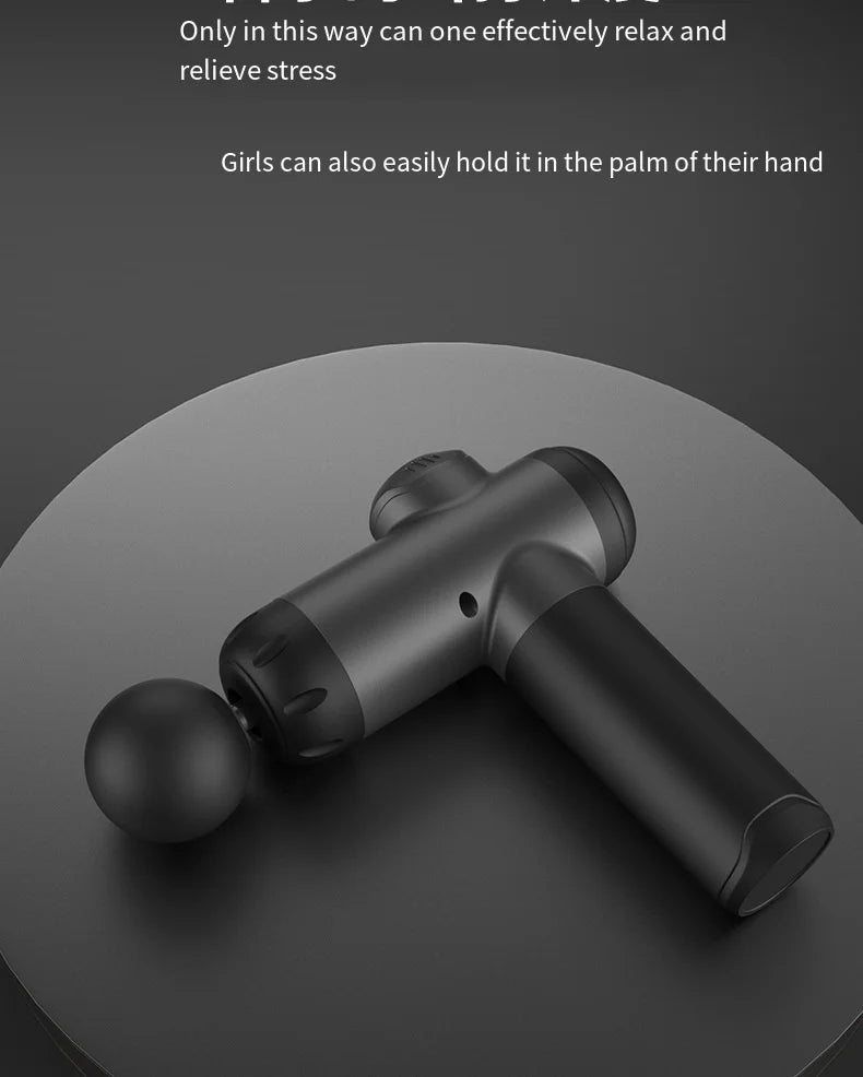 Fitness Massage Gun Fascia Deep Muscle Relax Body Neck Massager Electric Fitness Equipment Noise Reduction Christmas gift