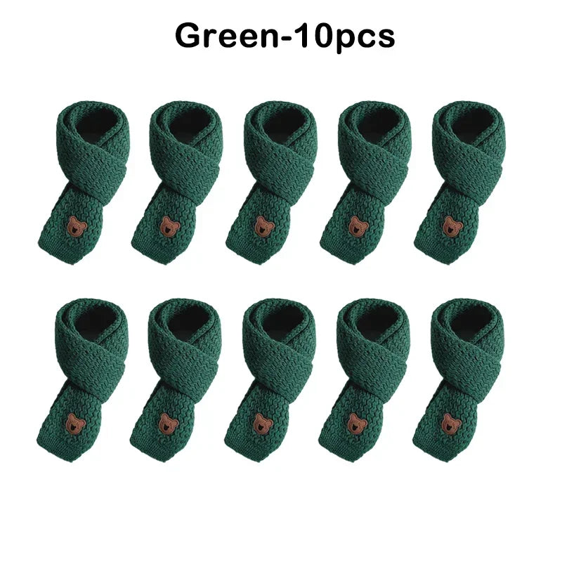 Kids Windproof Scarf Fleece Lined Warm Neck Cover Toddler Winter Scarf Christmas Gift Unisex Baby Outdoor Scarf Korean Cute