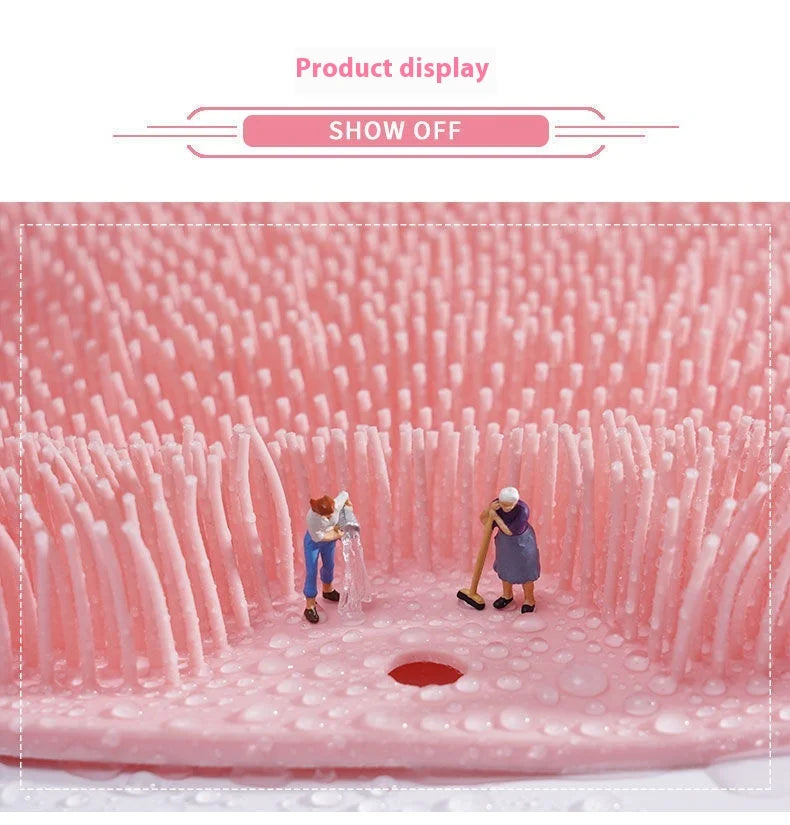 Rubbing Foot Pads, Silicone Foot Massaging Tools, Bathroom Foot Massage Pads, Bathing Foot Brushes, Lazy People Bathing Back Mas