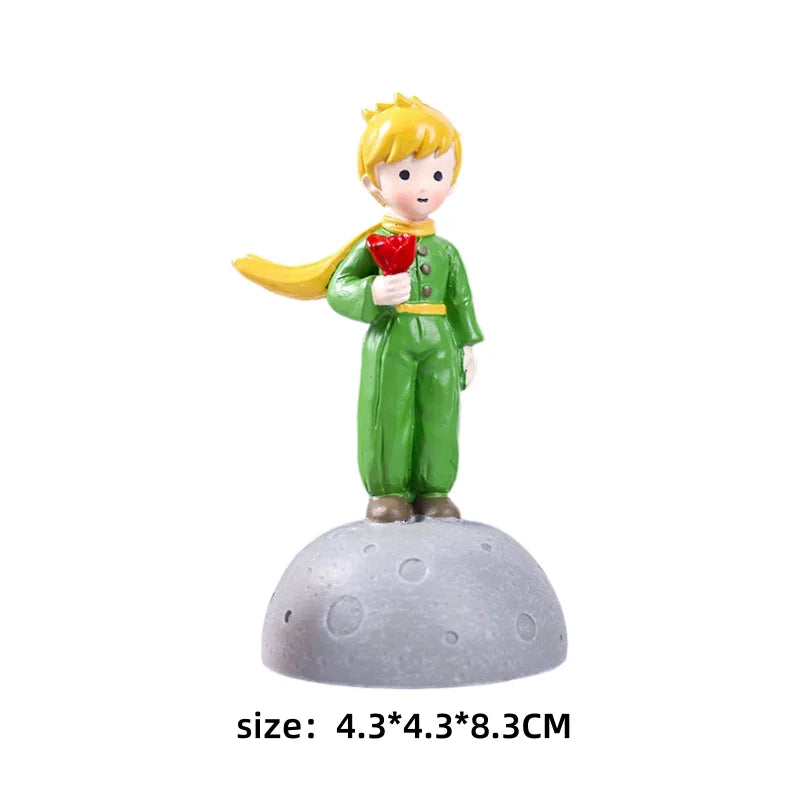 Home Decoration DIY Resin Crafts Little Prince Home Desk Small Ornaments Children's Birthday Christmas Gift Ornaments Decoration
