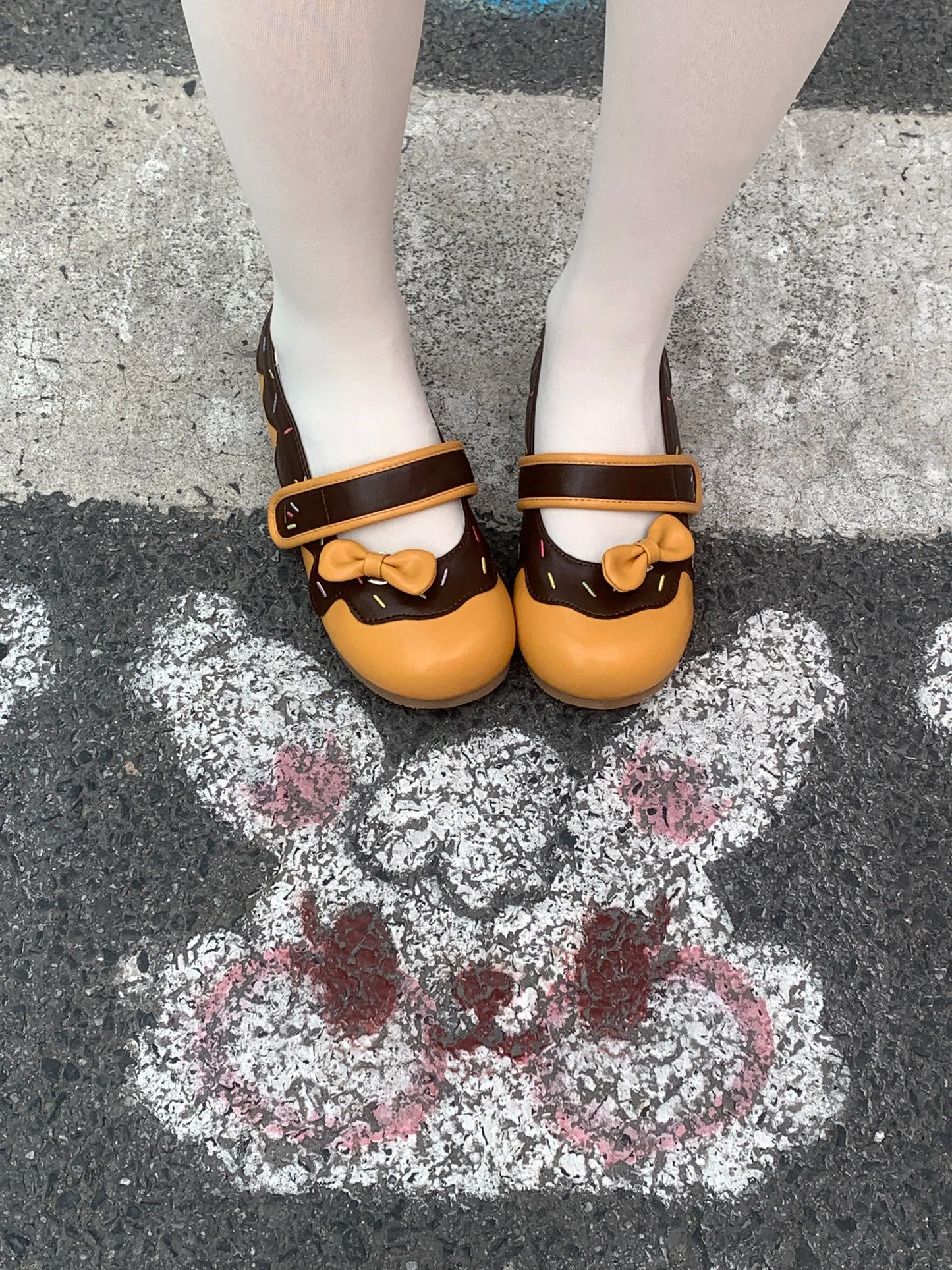 Cute Sweet Flat Shoes Summer Heels Mary Jane Round Head Shoe for Women Casual Chunky Heels Pumps