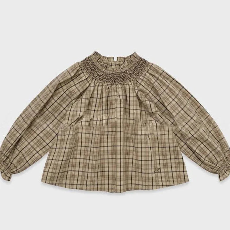 2025 Lou Autumn Girls Blouse and Skirts Set Vintage Kids Sweaters Knitted Cardigan Casual Pant Winter Warm Outwear Coats Suit