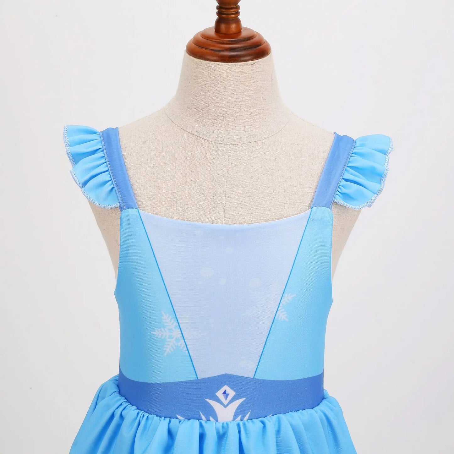 2025 Girls Two Piece Swimsuit Anna Elsa Belle Swimwear Princess Bodysuit Swimwear for Girls Childrens Bikini Beachwear Clothes