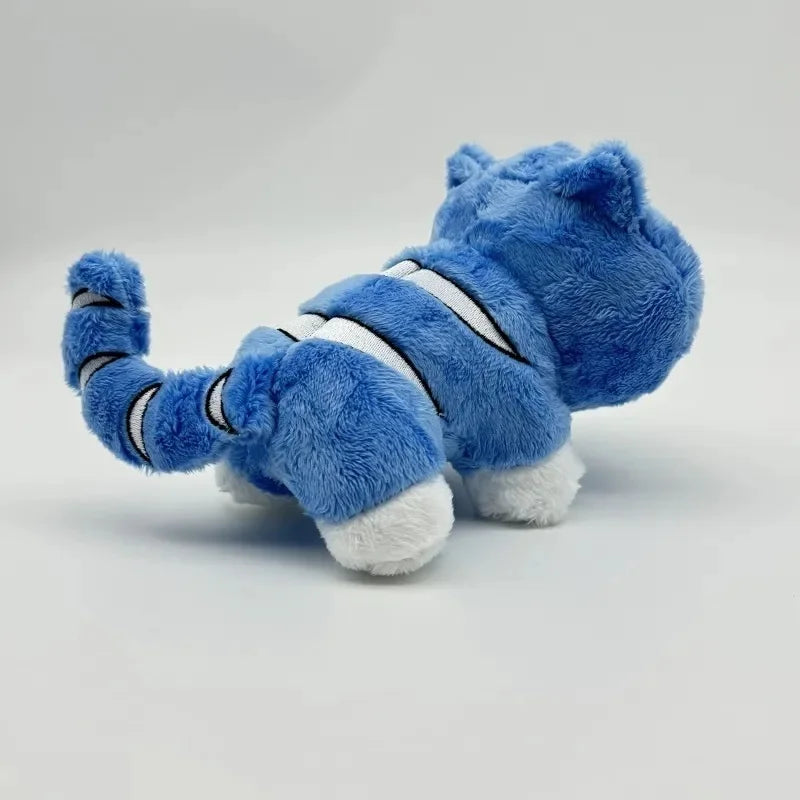 25cm Cute Kpop Demon Hunters Plush Doll Celebrity Fans Blue Tiger Doll Tv Themed Plush Toys Sofa Car Decoration Christmas Gift