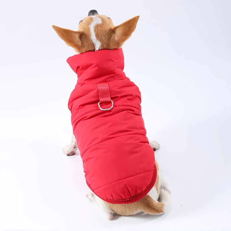 Winter Warm Dog Coat Jacket Windproof Pet Clothes for Small Medium Dogs Cat Padded Clothing Chihuahua Clothes Pet Supplies