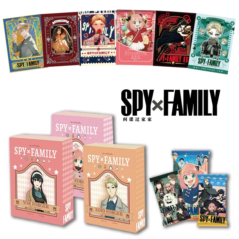 Original Anime SPY FAMILY Card Yor Forger Anya Forger Christmas Gift Rare Character Children's Toys Collection Card Game Card