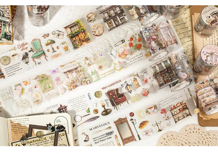 60mm*2m Cute Washi Tape Adhesive Masking Tapes Scrapbooking Decorative PET Tape Stationery Stickers Office School Supplies