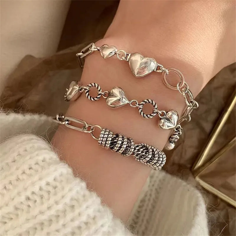5pcs/Set Halloween Grimace Beaded Bracelet Set Holiday Party Skeleton Witch Pumpkin Head Woman Jewelry New Party Year's Gift