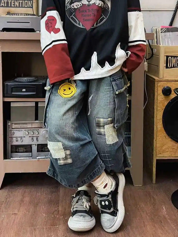 Summer Women Tomboy Jorts Harajuku Cargo Jean Shorts 2000s Japanese Denim Pants Y2K Streetwear High Street Korean Fashion New