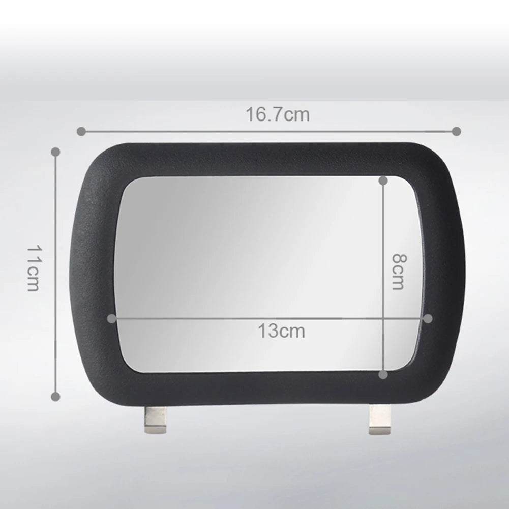 Universal HD Mirror Car Make Up Mirror Automobile Sun Visor Plate Car Interior Cosmetic Mirror RearMirror Car Interior Accessory