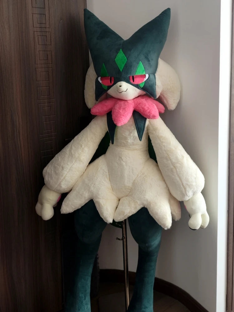 170cm Pokemon Crystal Velvet Version Meowscarada Plush Doll Throw Pillow Room Ded Decor Anime Peripheral Birthday Christmas Gift