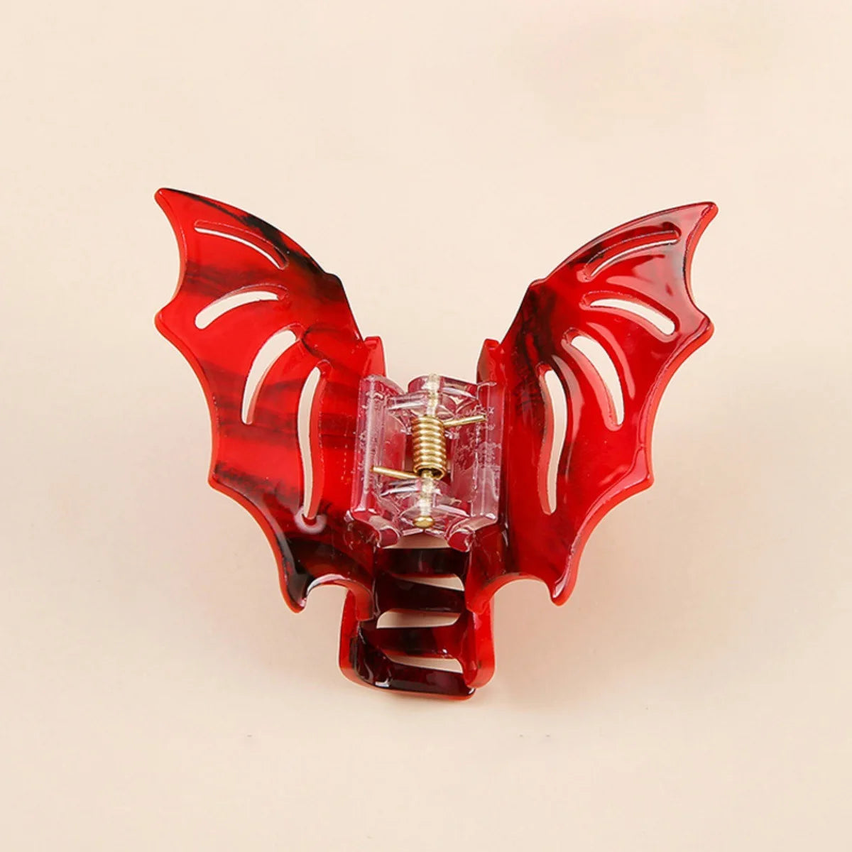 1PC Halloween Bat Hair Clip Funny Women's Back-Of-Head Party Decoration Ponytail Accessory