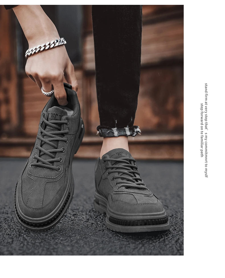 Labor Protection Men's Shoes Autumn Construction Site Work Work Anti Slip Wear-Resistant Sports Leisure Mountain Climbing