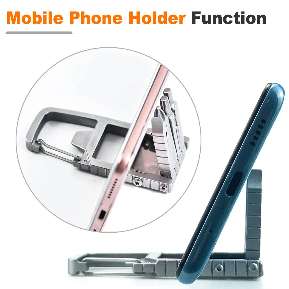 13 in 1 Multifunction Stainless Steel Tool Combination Folding Outdoor Tools Corkscrew Screwdriver Wrench Knife Knife Keychain