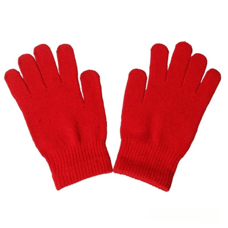 2pc Halloween Cosplay Funny Beanie Hat and Gloves, Character Park Knit Hat Winter Christmas Costume Accessories