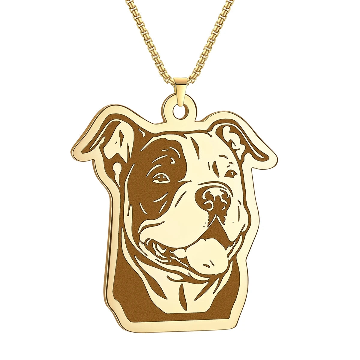Kinitial Cute Dog Puppy Pendant Necklace For Women Men Stainless Steel Charm Necklace Wholesale Christmas Gift Jewelry