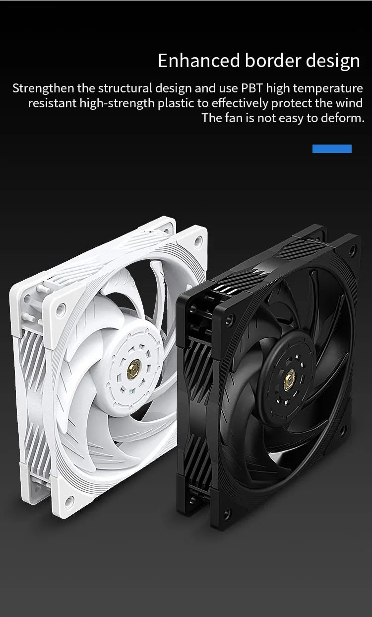 TEUCER T30 CPU Cooler Fan 2150RPM 4PIN PWM 12cm Computer Case Cooling System Fan SFDB Silent PC Gamer CPU Cooler 120mm Fan