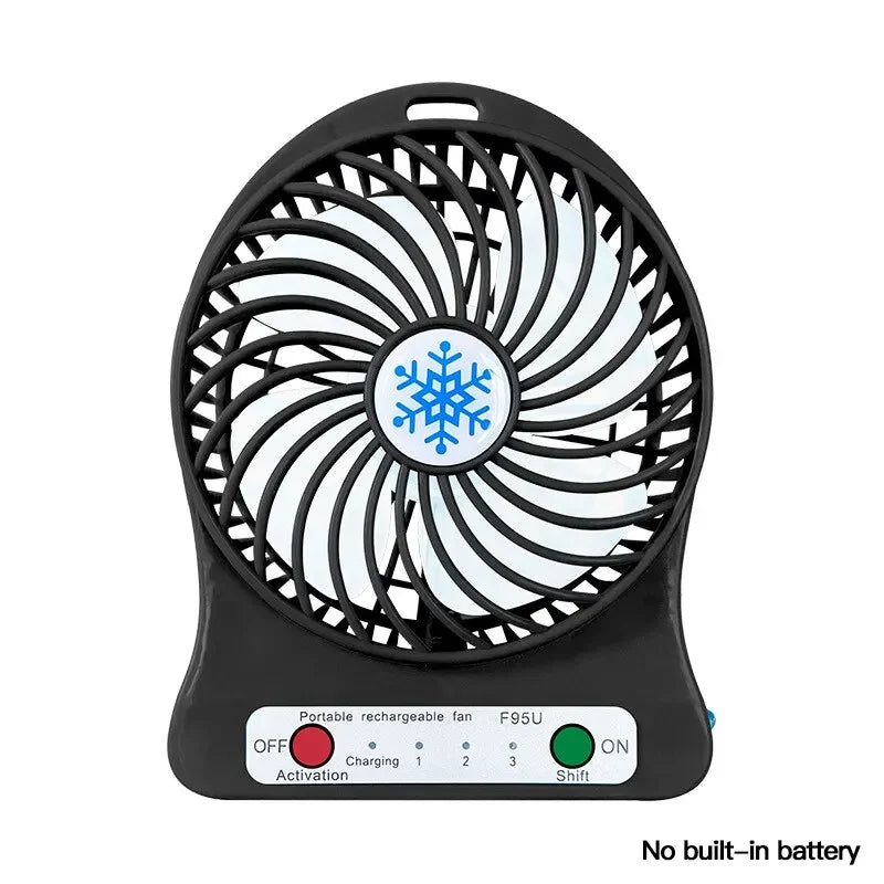 Mini Small Fan Usb Charging Portable Dormitory Office Charging Small Fan Outdoor Camping Cooling Usb Fan Outdoor Supplies