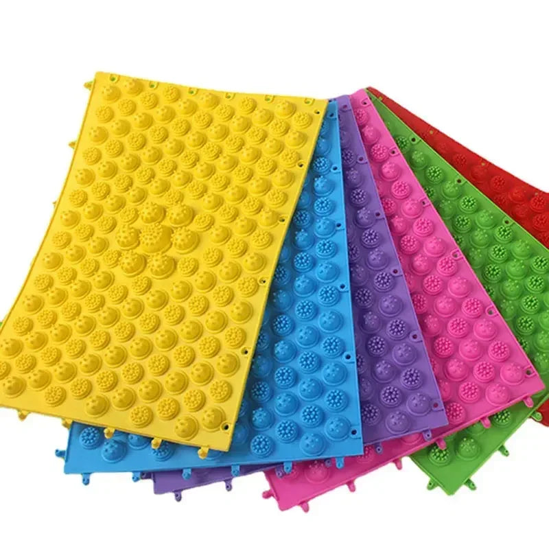 Acupressure Mat Foot Massage Pad Pain Stress Relief Reflexology Foot Massage Pad Toe Pressure Blood Foot Massager Acupressure