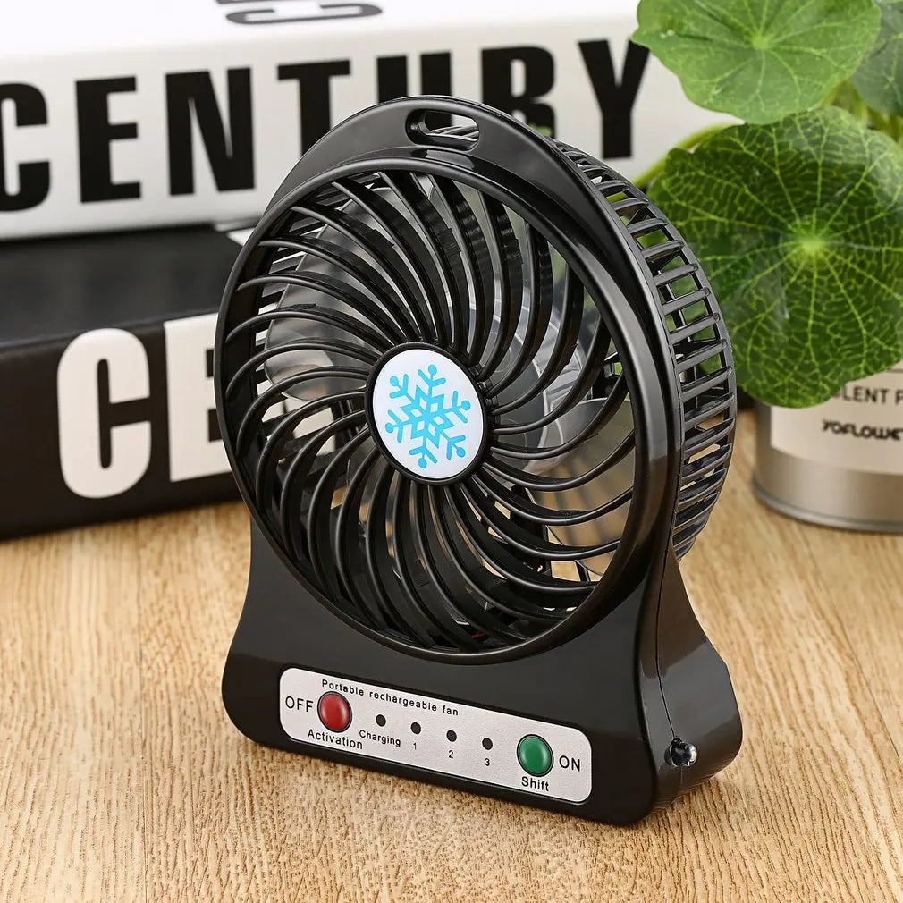 Mini Small Fan Usb Charging Portable Dormitory Office Charging Small Fan Outdoor Camping Cooling Usb Fan Outdoor Supplies