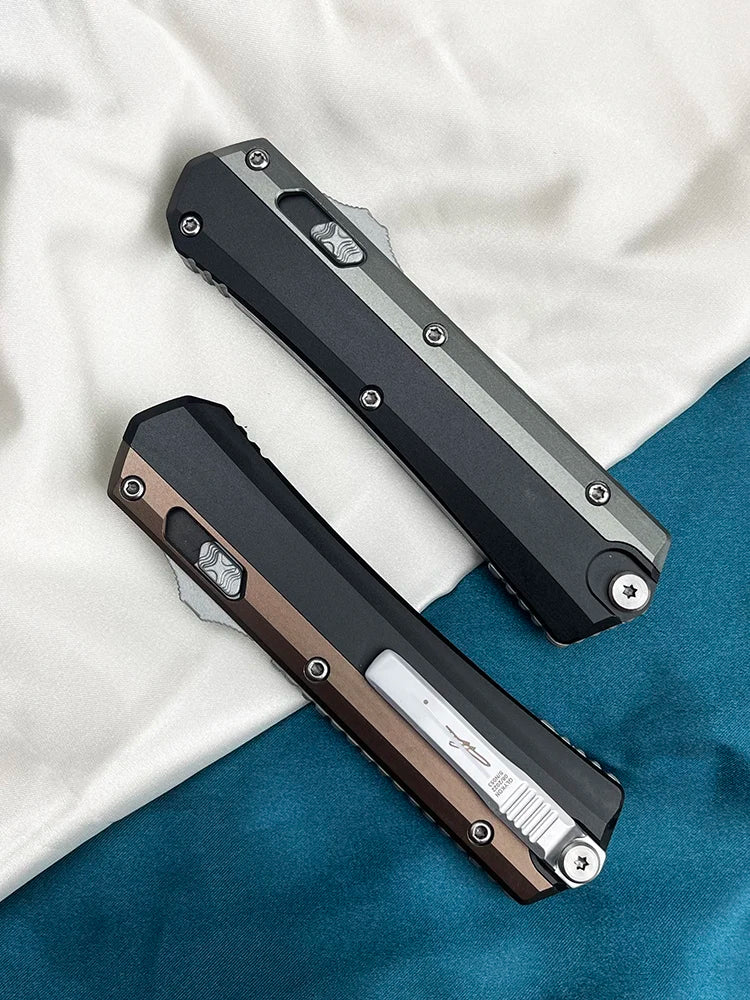 Glykon Knife  OTF Tech Knives M390 Blade EDC Self l Pocketknives Aluminum Alloy Handle Defense Military Tactical outdoor tools