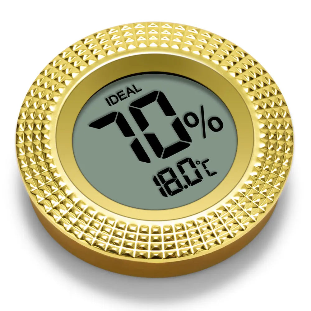 Cigar Hygrometer Thermometer Unique Design Portable Multi-Function Christmas Gift Cigar Accessories CLK-2023IH