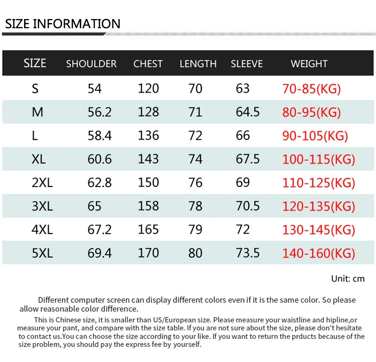 US Big Size Jacket Men Autumn Winter Padded Parka Thick Zipper Coat Fashion Mens Outwear Warm Male Overcoat Waterproof Plus Size