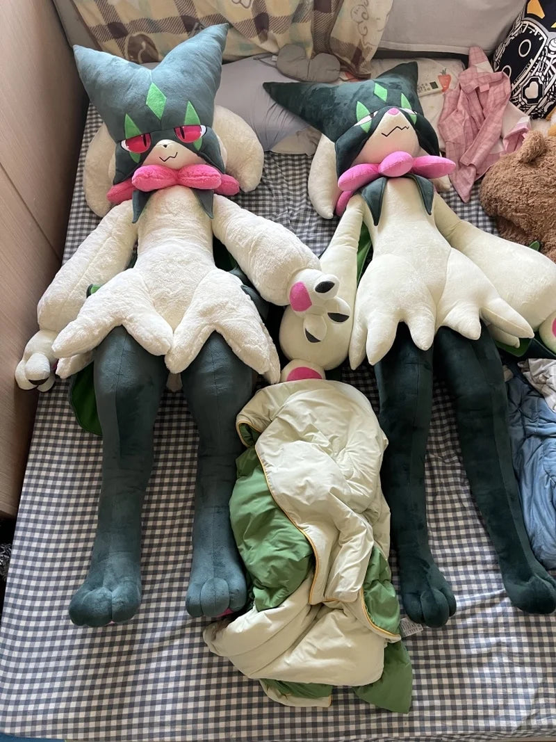 170cm Pokemon Crystal Velvet Version Meowscarada Plush Doll Throw Pillow Room Ded Decor Anime Peripheral Birthday Christmas Gift