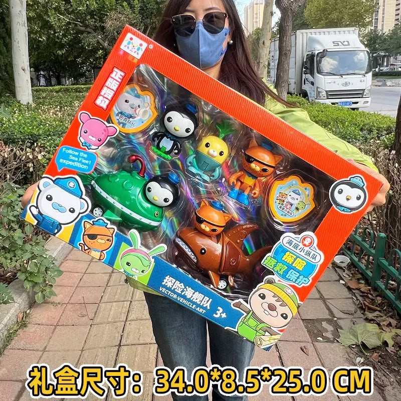 Quality Genuine Octonuts Toy Octopus Burger Deluxe Set Octopus Burger Kids Toy Christmas Gift Oversized Toys