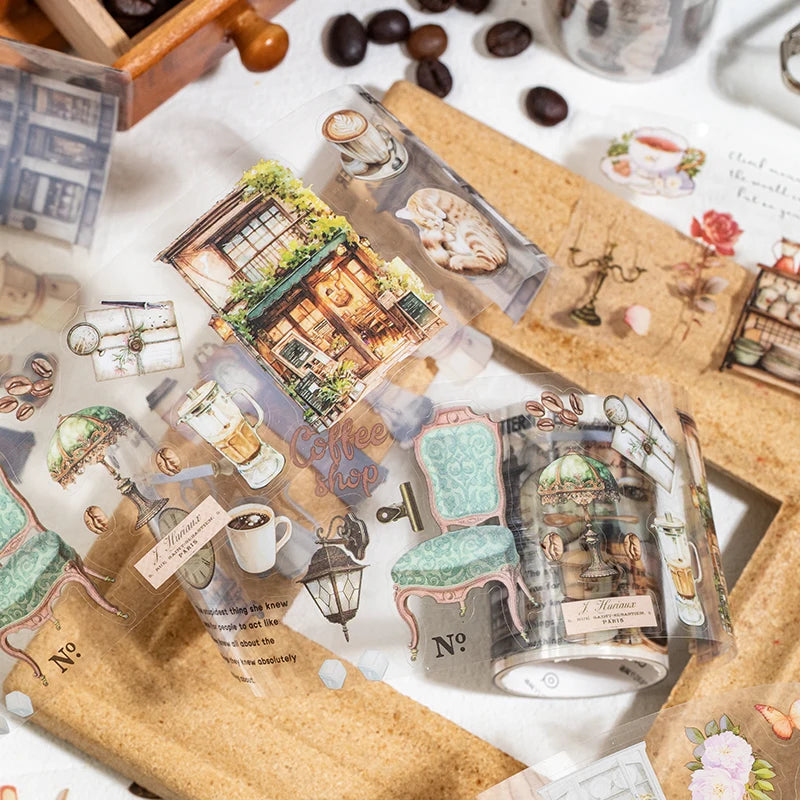 60mm*2m Cute Washi Tape Adhesive Masking Tapes Scrapbooking Decorative PET Tape Stationery Stickers Office School Supplies