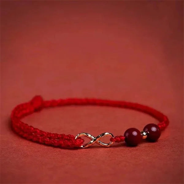 Handmade Black Red thick Rope Knot Bracelet for Women Men Retro Ethnic Style Tibetan Buddha Braid Chain Couple Friendship Jewelr