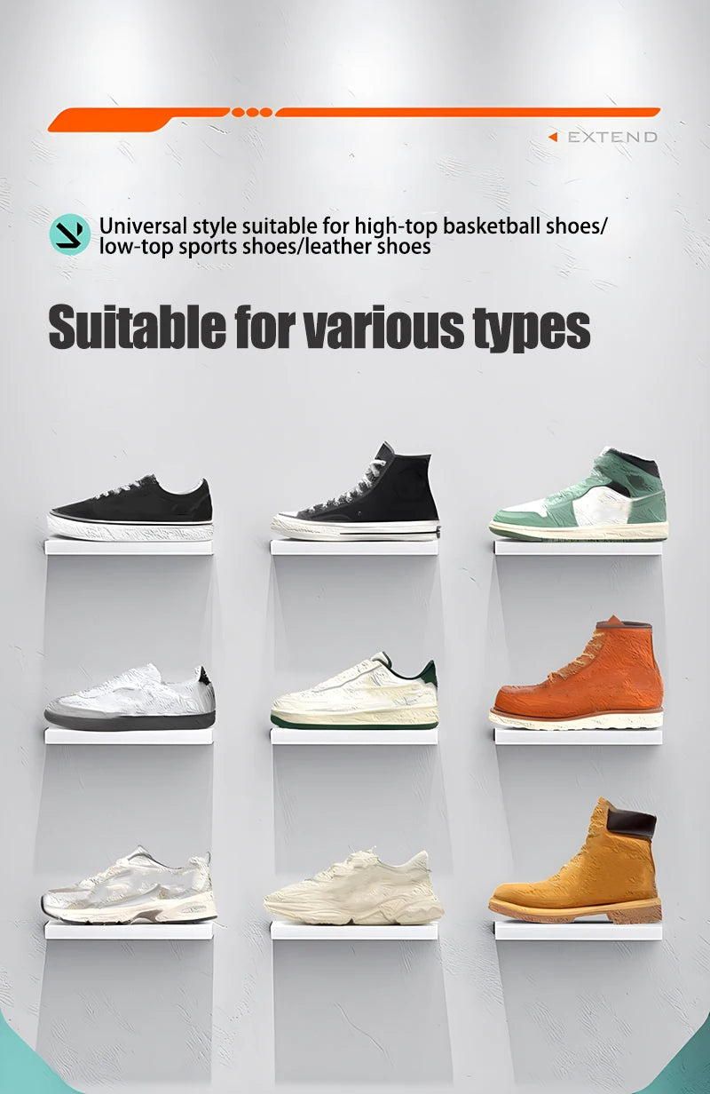 Repacego 1/2Pcs Shoe Stretcher Shoe Trees Universal Unisex Women Men Adjustable Length Width high top Expander Extender Keeper