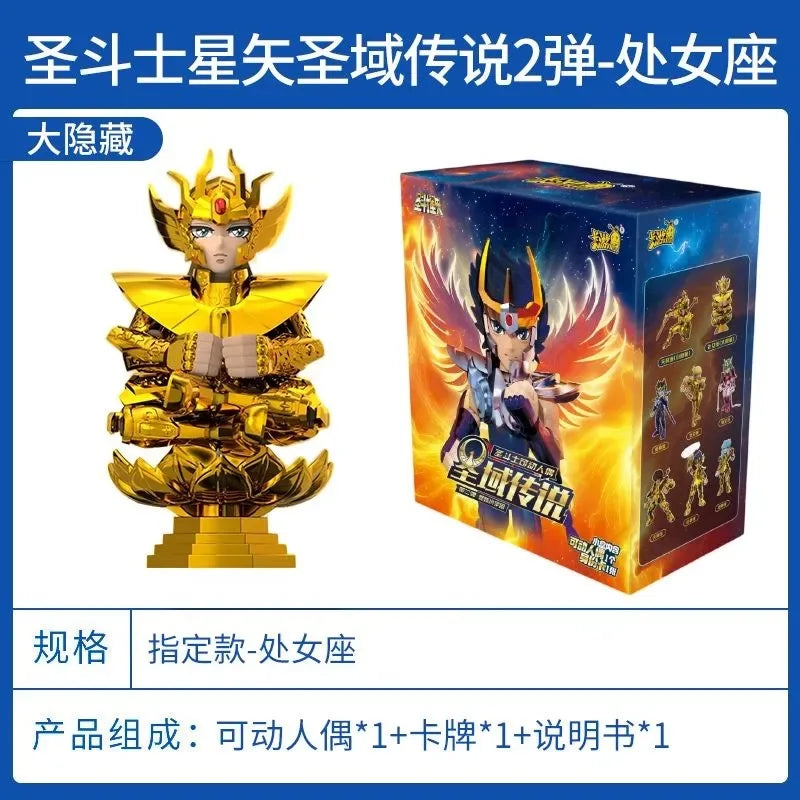 Kayou Saint Seiya Card Legend Of Doll Sanctuary Series Blind Box Of Gold Will Peripheral Christmas Gift Original Box Toy