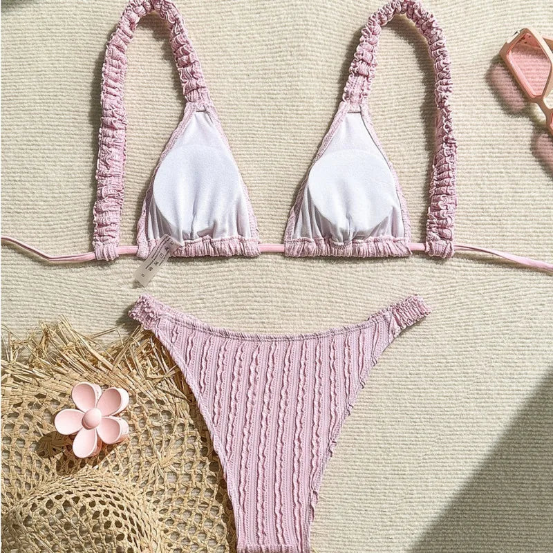 Summer Sexy Bikinis Women's Swimwear Female Swimsuit For Swim Wear Bathing Suits Brazilian Bikini Set Beachwear Pool Bather 2025