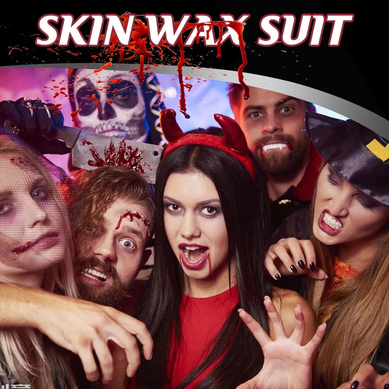 60g Scar Wax for Special Effects Makeup,Realistic Fake Scars & Wounds,Easy to Shape & Blend,SFX Cosplay Halloween & Theater